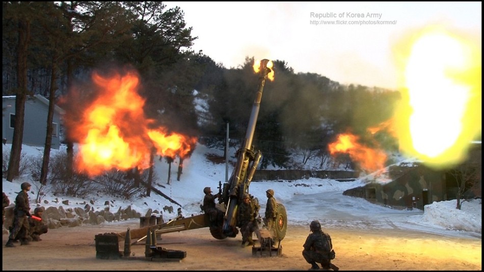 韓國軍隊最近很忙陸空部隊頻繁實彈演習(xí)